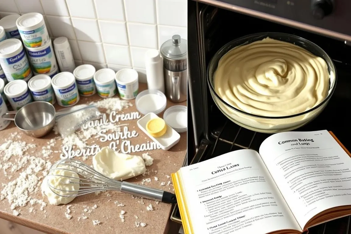 What does adding sour cream to a box cake mix do