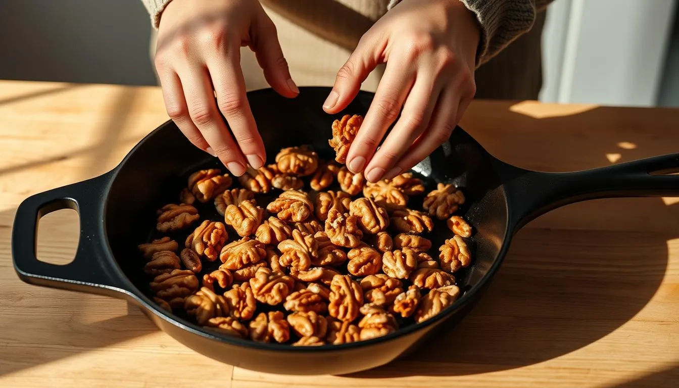 Should you toast walnuts before baking in cookies